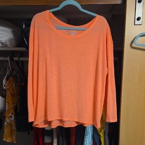 Old Navy Peach Long Sleeve Tee